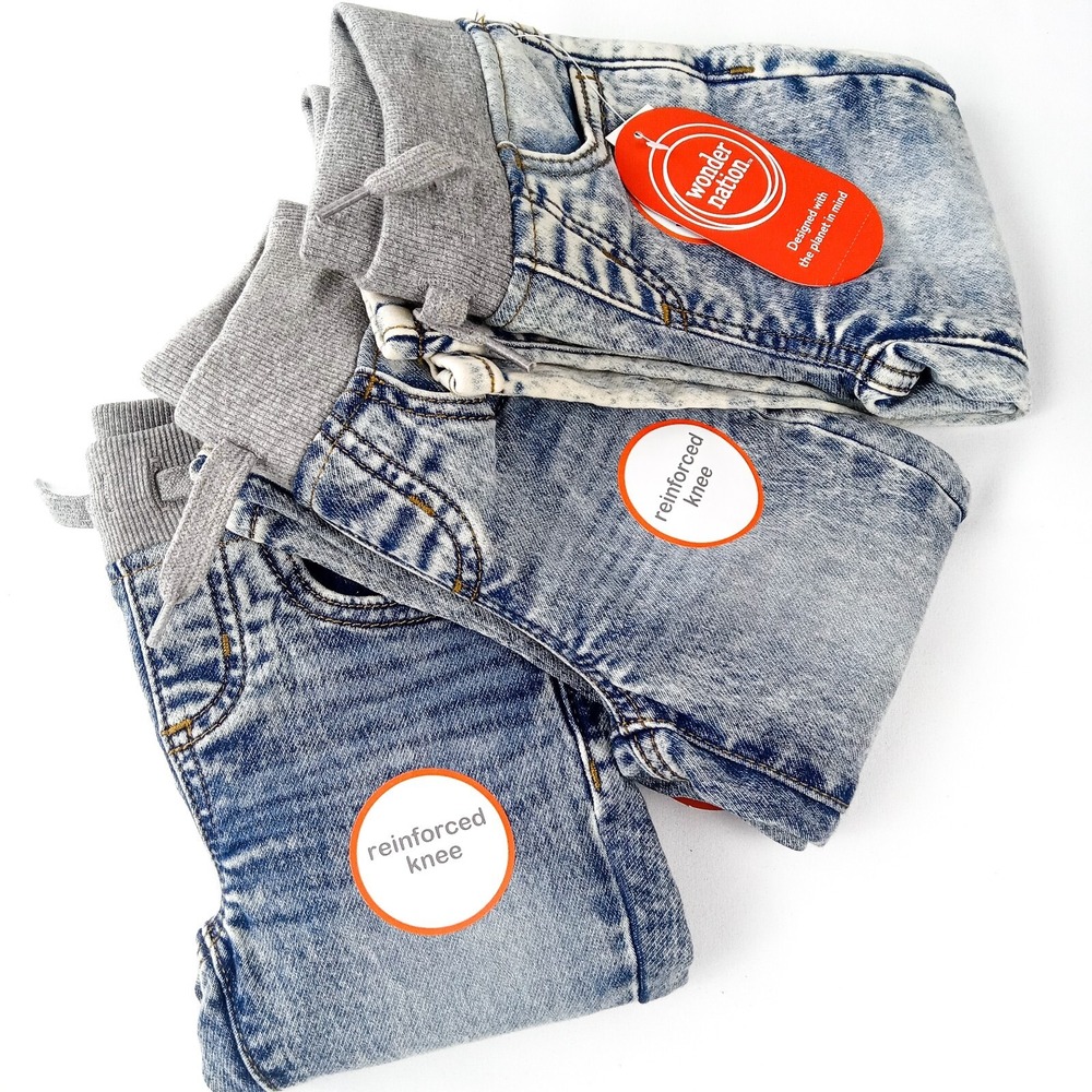 3 Pack Wonder Nation Toddle Jeans Size 18M! NWT!